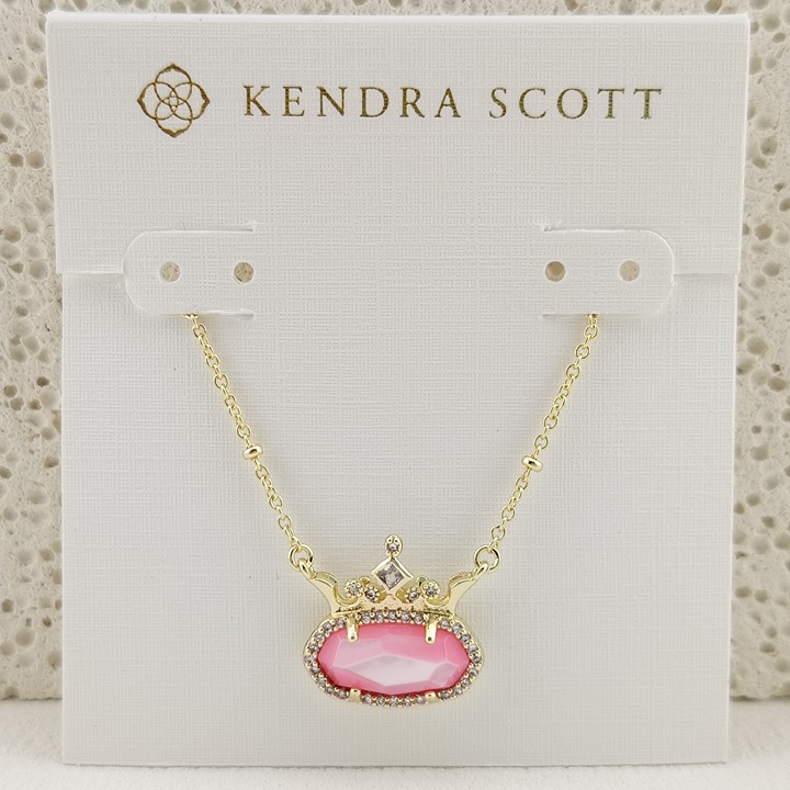 Disney | Kendra Scott Elisa Princess Gold Short Pendant Necklace