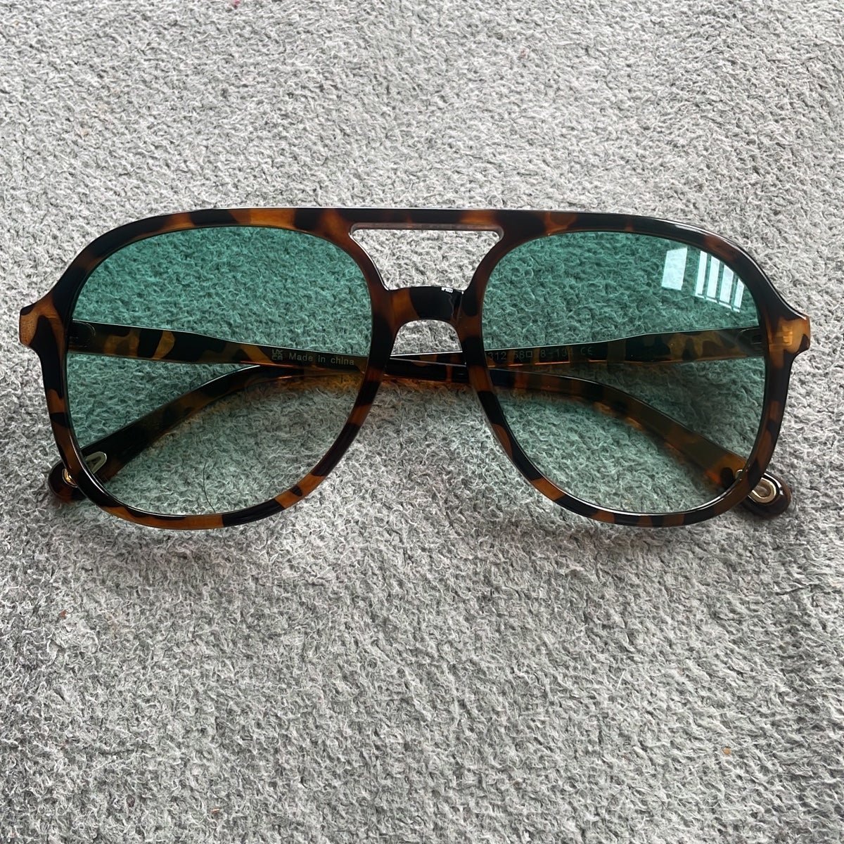 BROWN TORTOISE VINTAGE RETRO 70S AVIATOR SUNGLASSES *NEW ARRIVAL*