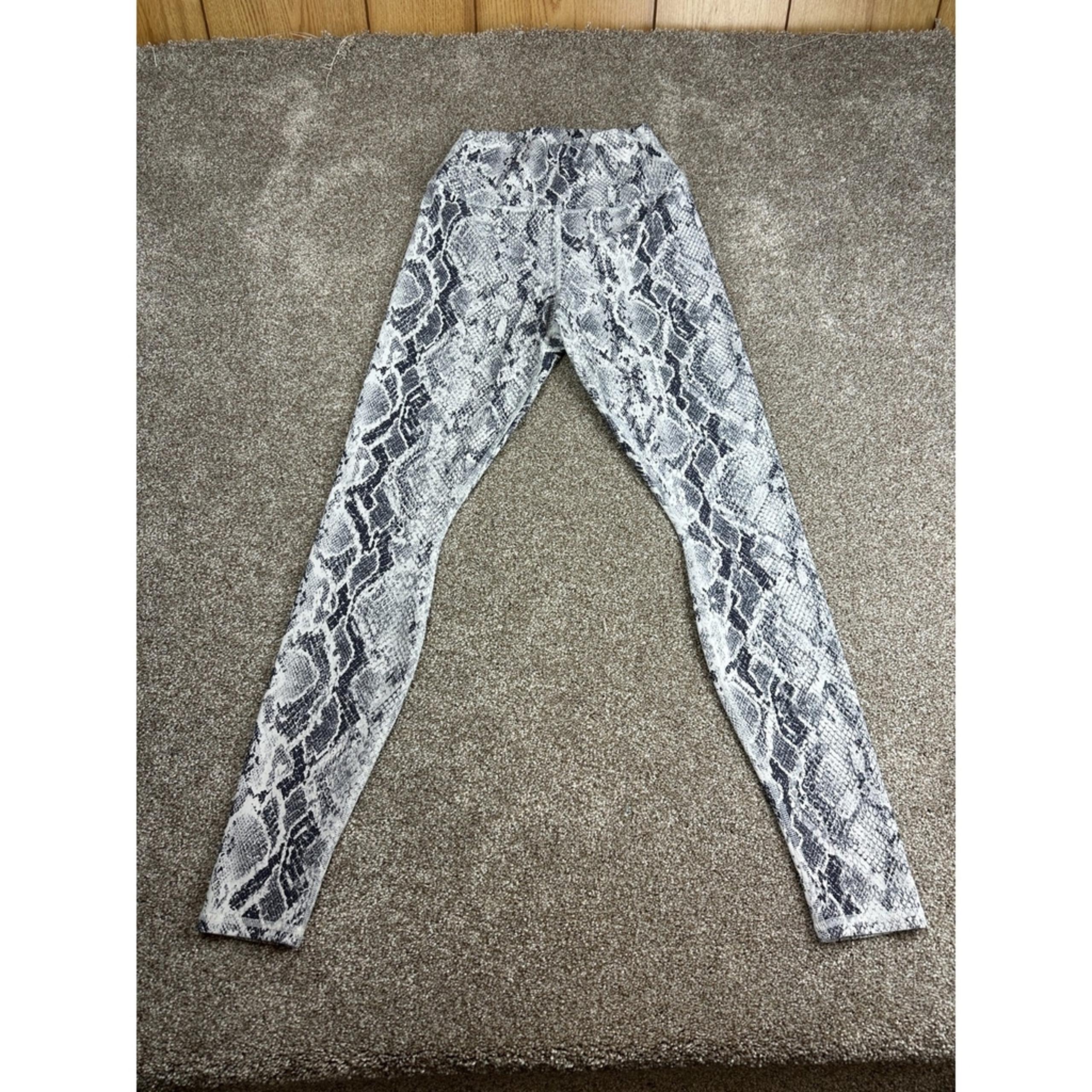 Alo High Waist Snakeskin Vapor Leggings ~ Size XXS - EUC