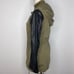 Talula Aritzia oversized faux leather sleeve utility jacket size XXXS greenblack