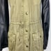 Talula Aritzia oversized faux leather sleeve utility jacket size XXXS greenblack