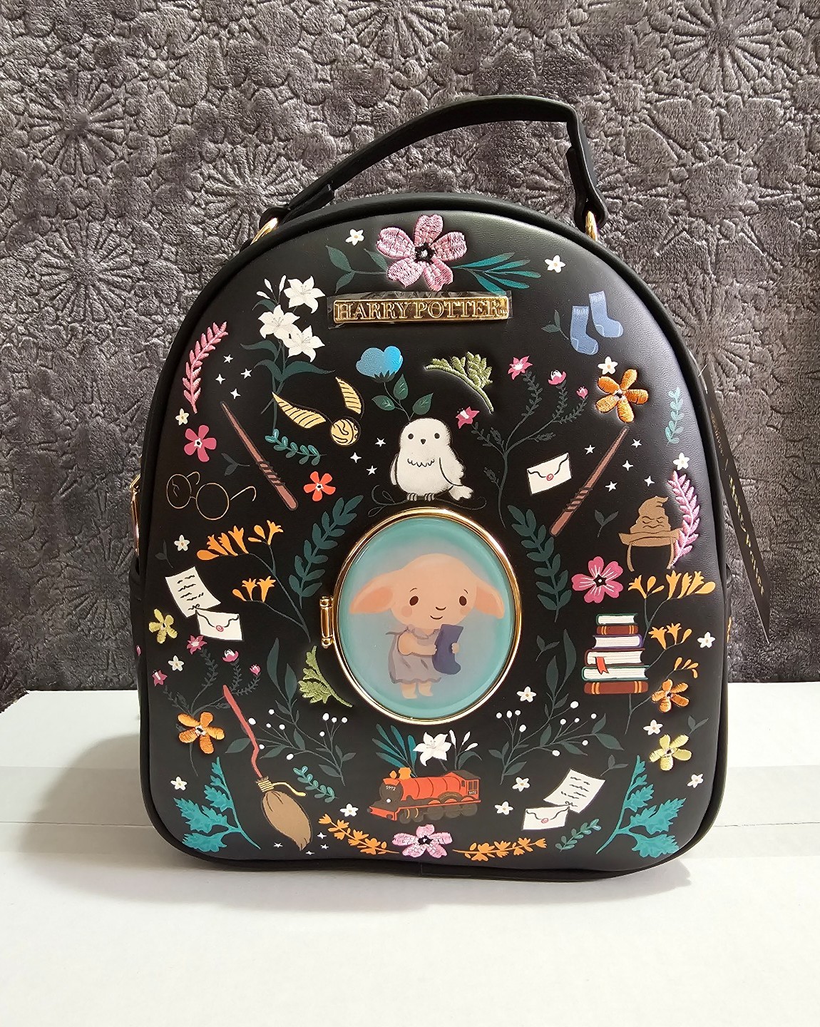 Our Universe Harry Potter Dobby Floral Mini Backpack New!!!