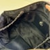 DKNY Dark Blue Quilted Leather Chain Tote
