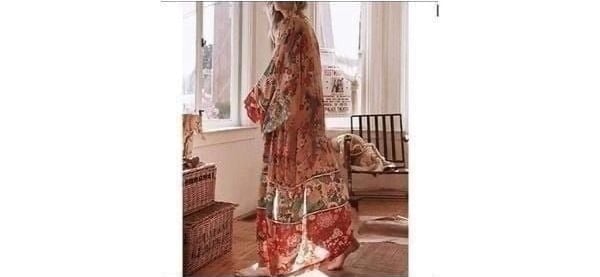 Floral Multicolored Kimono