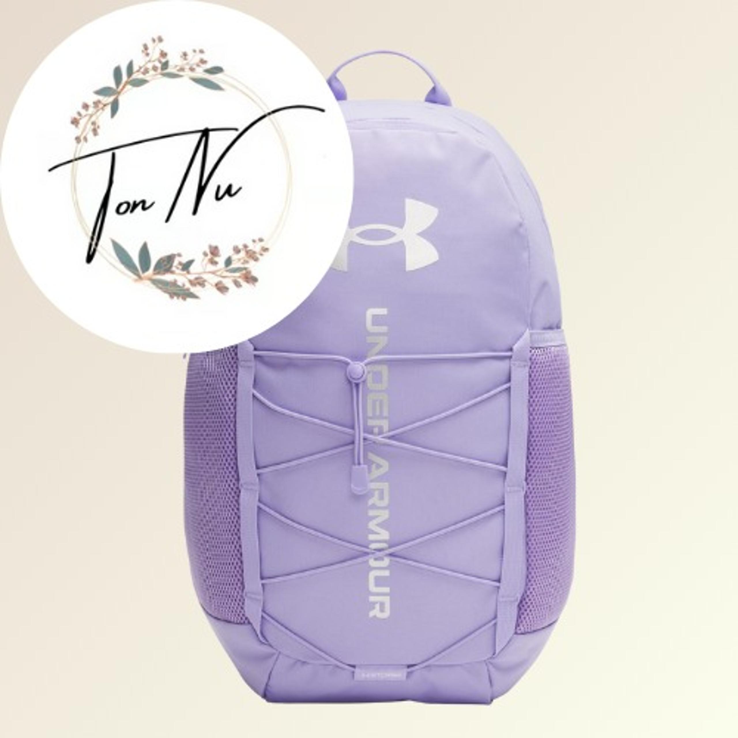 NWT UA Hustle Sport 6.0 Backpack Clr: Transparent / Metallic Silver - 538 UND33