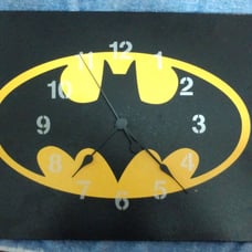 Batman Metal Sign Made into a Clock.