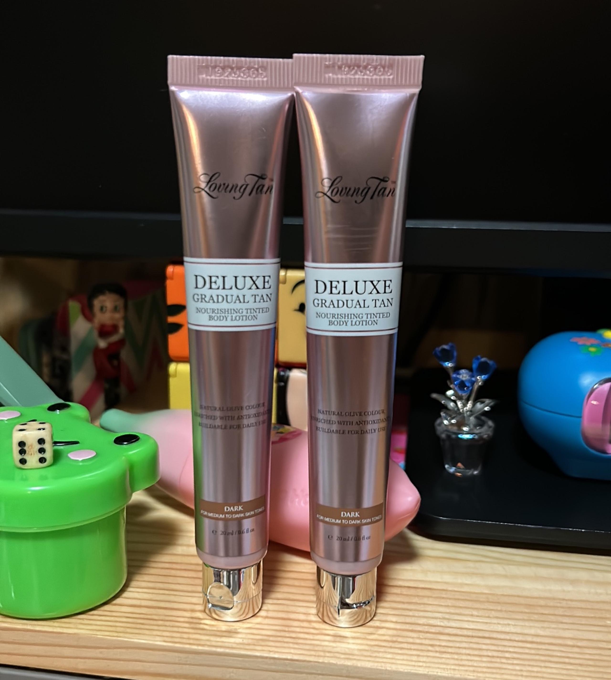 (2)  Loving Tan "Dark" Gradual Tan Body Lotion mini