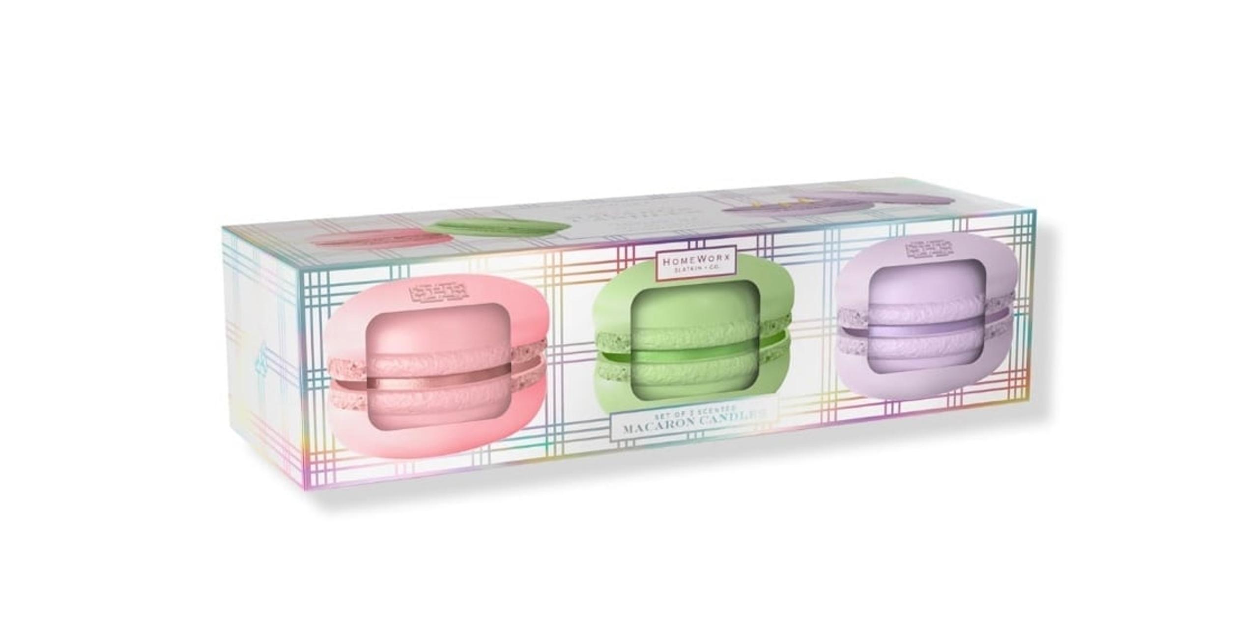 HomeWorx by Slatkin + Co. 3-pc Pastel Macaron Candle Gift Set