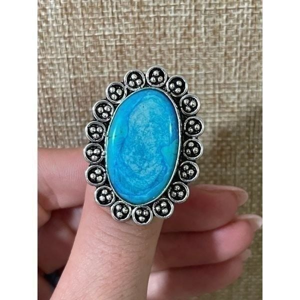 Turquoise Ring Size 7.5