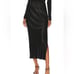 Enza Costa bias cut skirt in black size 0/XS
