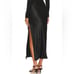Enza Costa bias cut skirt in black size 0/XS
