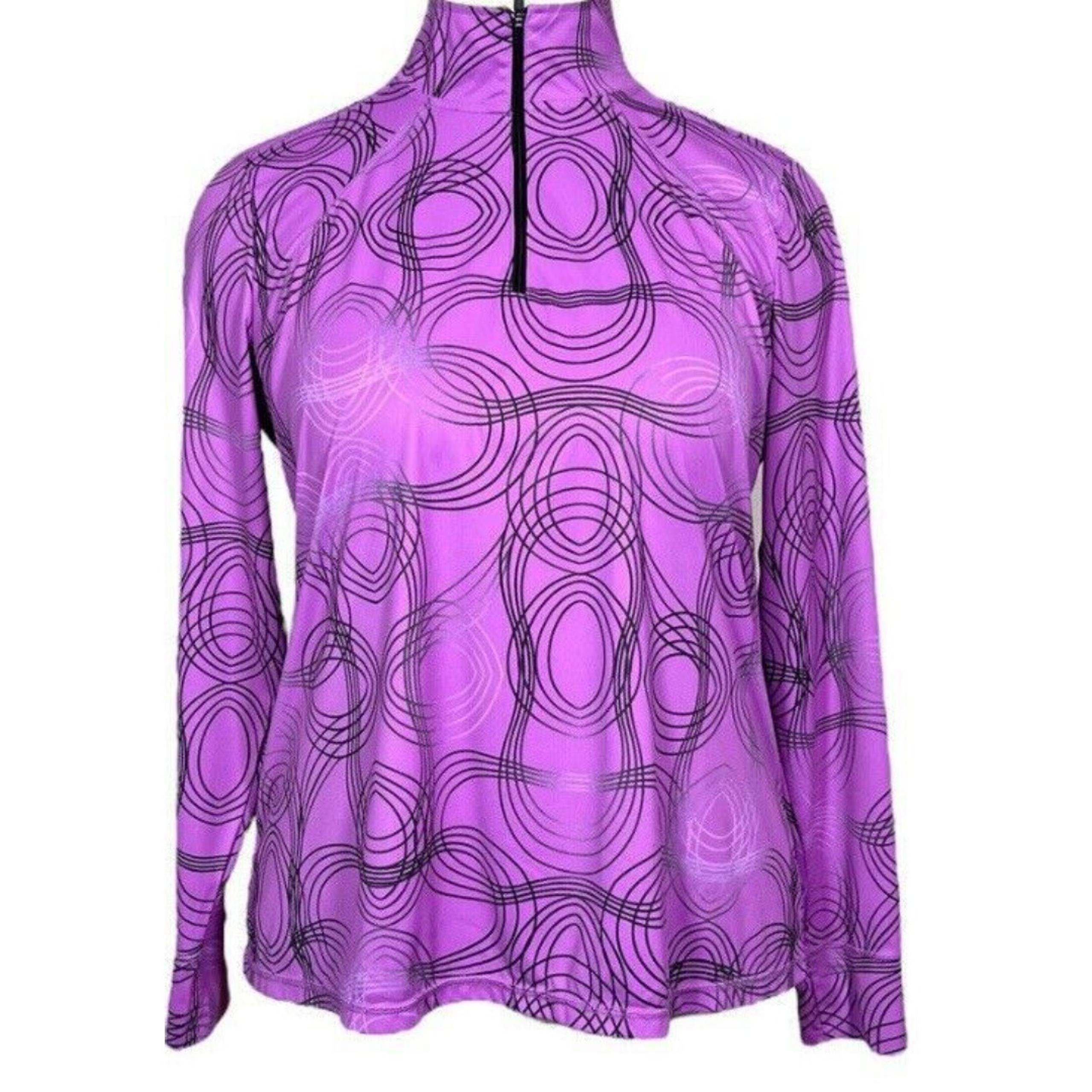 Xersion Performance Workout Fuchsia Top Size Medium