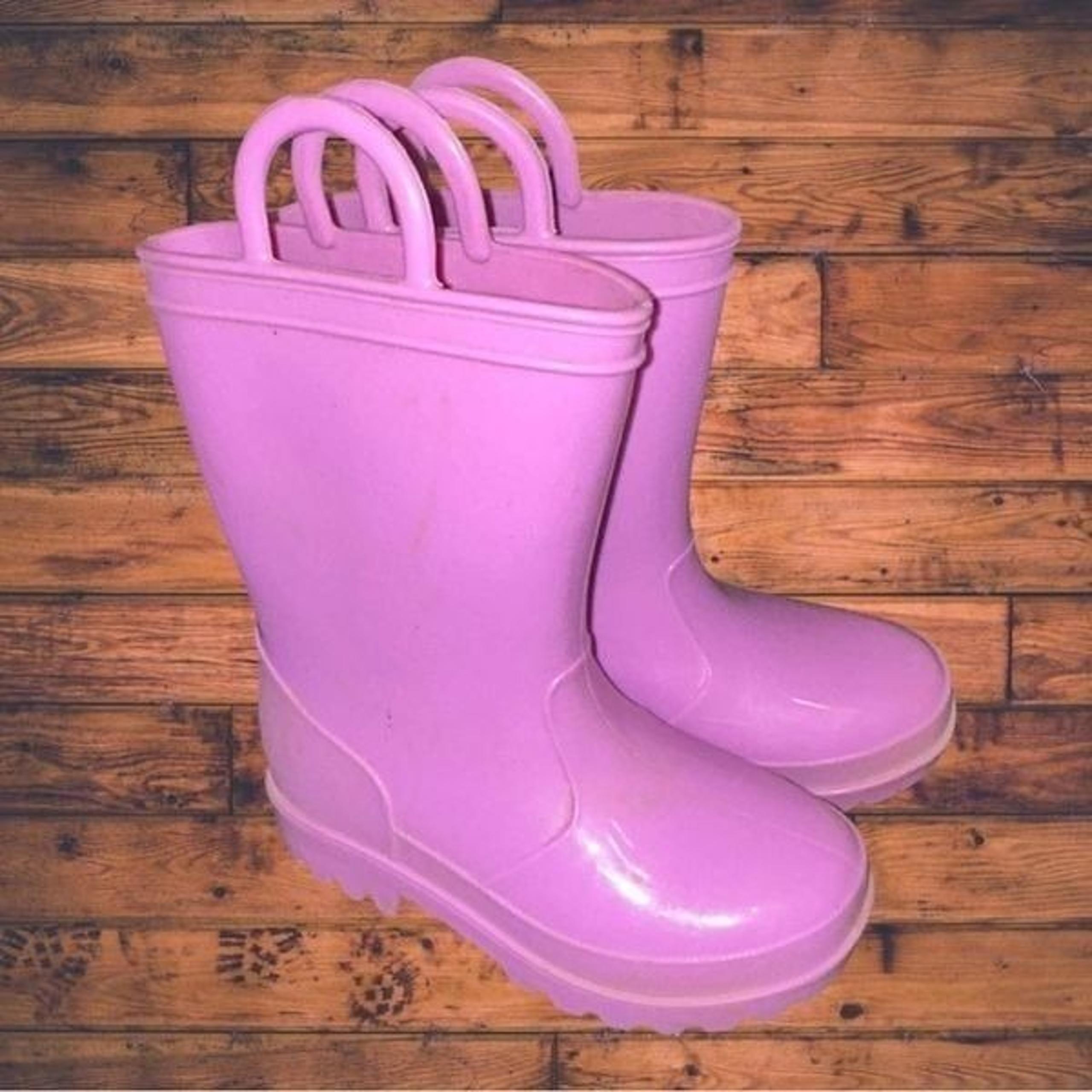 ZOOGS Pink Rain Boots Girls Size 11