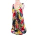 Mary McFadden Vintage Watercolor Dress Midi Tank Gown 80s Small Colorful