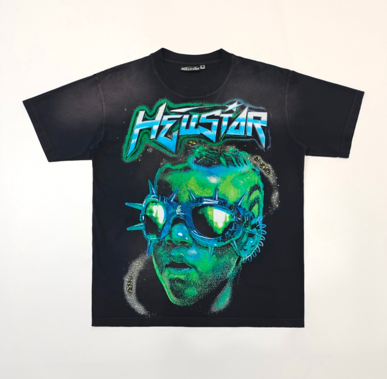 AUTHENTIC Hellstar The Future T-Shirt Black size Medium