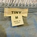 Anthropologie TINY Frances LS Ruffled Top SMALL Blue Embroidered Boho Floral