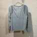 Anthropologie TINY Frances LS Ruffled Top SMALL Blue Embroidered Boho Floral