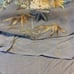 Anthropologie TINY Frances LS Ruffled Top SMALL Blue Embroidered Boho Floral