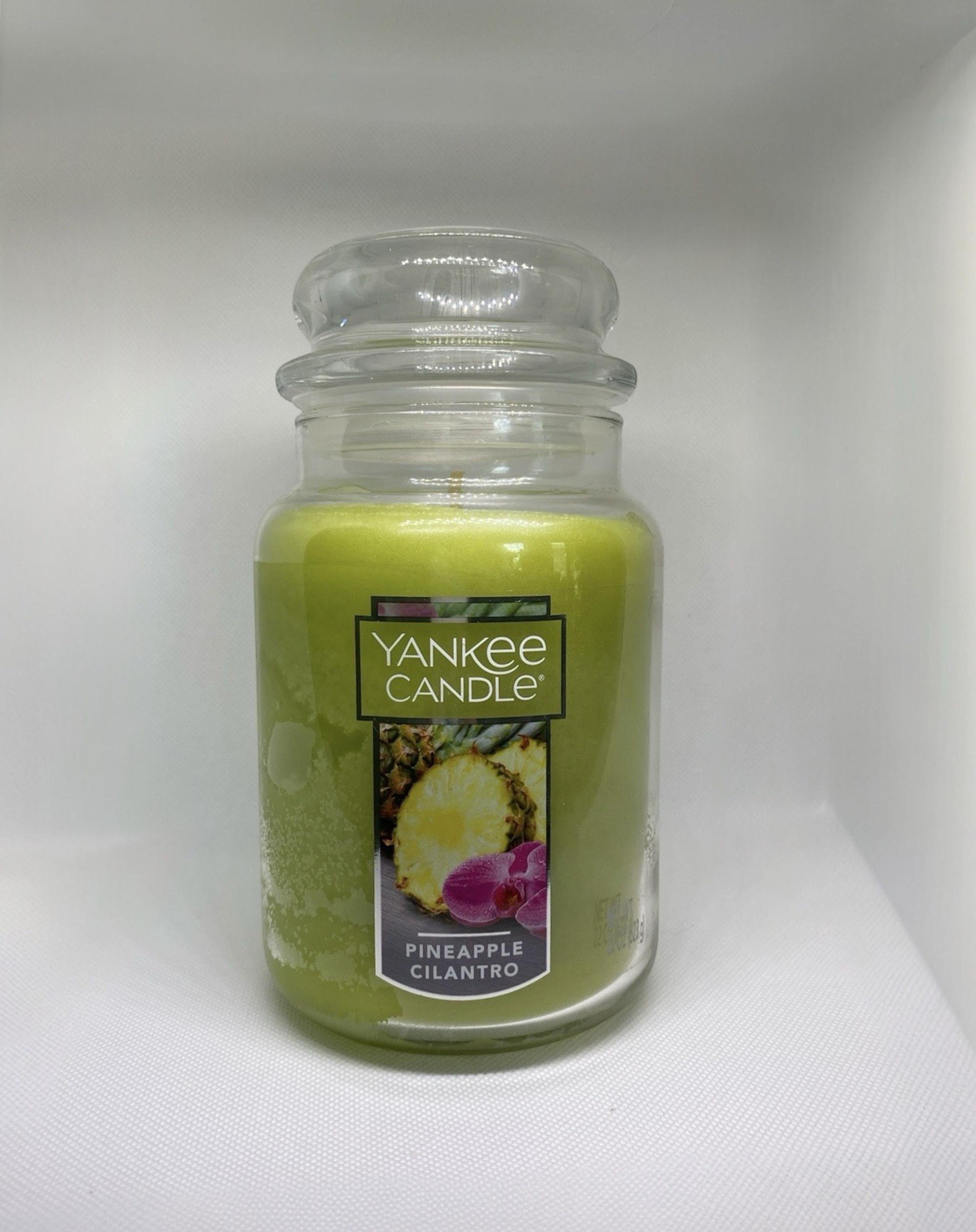 Yankee Candle Pineapple Cilantro 22oz Large Jar – Tropical Scent Single Wick N