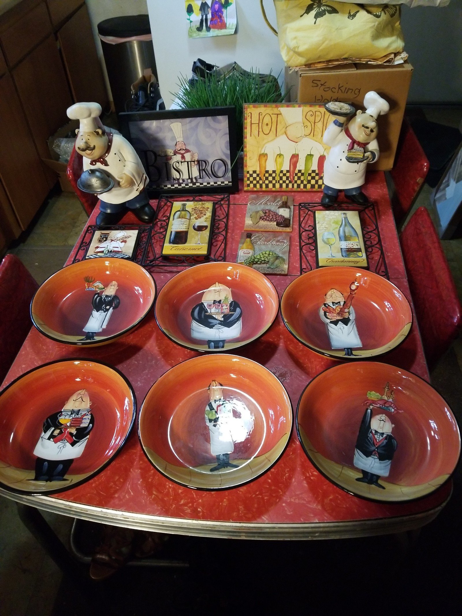 Certified International and other kitchen decor, $77.38 for the whole lot!!!