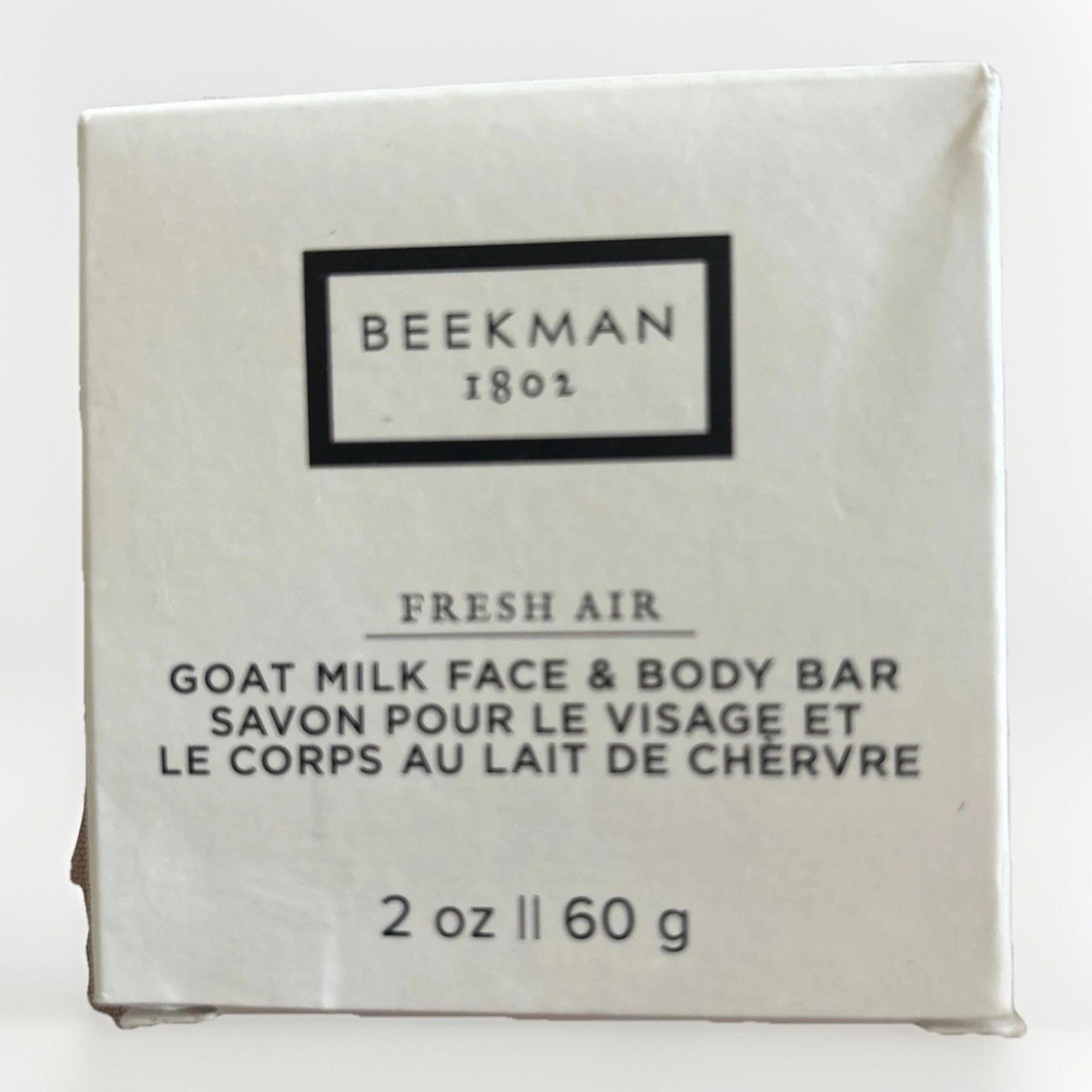 BEEKMAN 1802 Fresh Air 2 oz Goat Milk Bath & Body Soap Bar