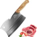 Meat Cleaver, Multi-Purpose Dual Edges Butcher Knife, Heavy Duty Chopper Knife