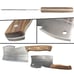 Meat Cleaver, Multi-Purpose Dual Edges Butcher Knife, Heavy Duty Chopper Knife