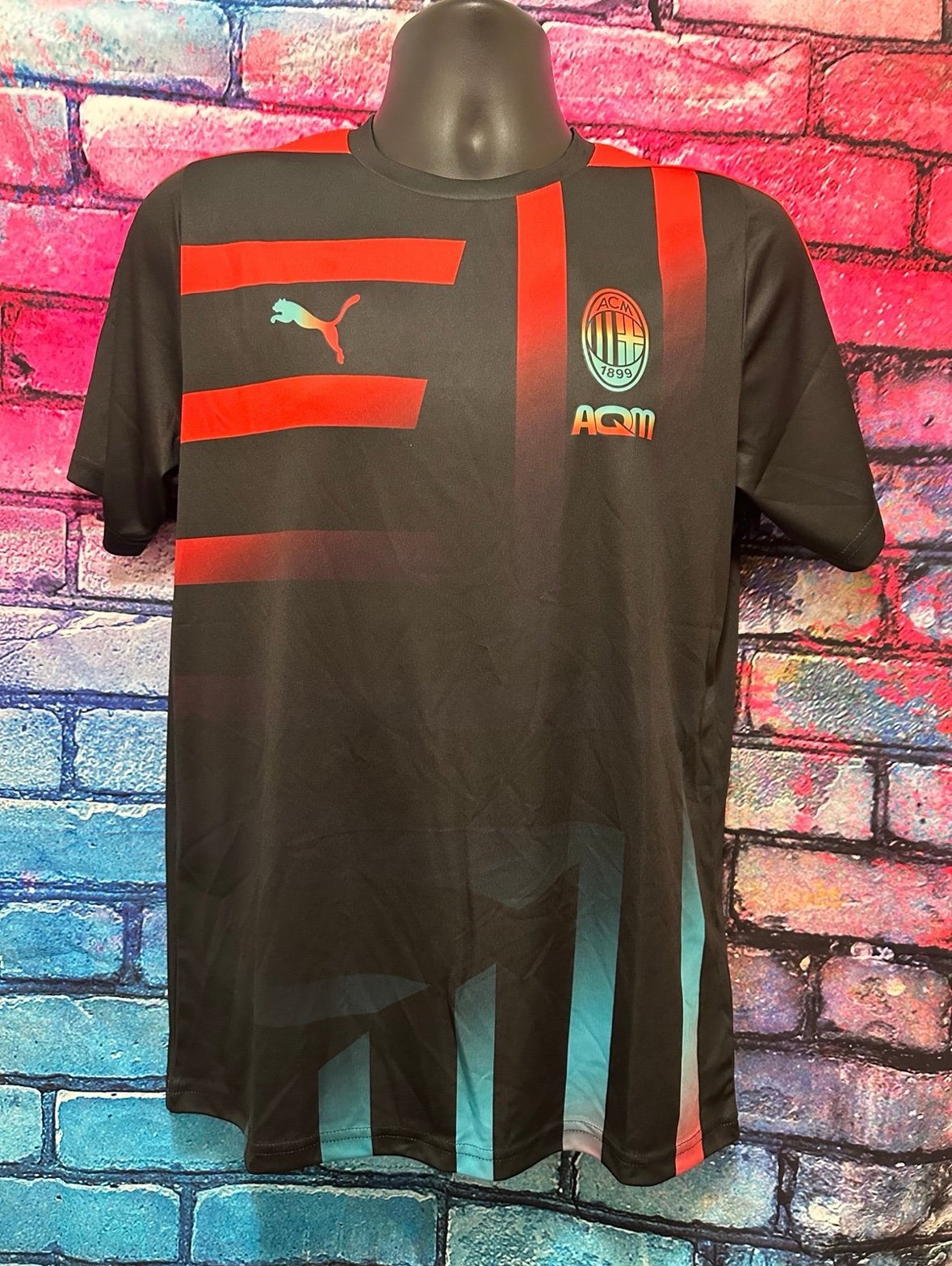 AC Milan Puma Wamup Jersey Size Small