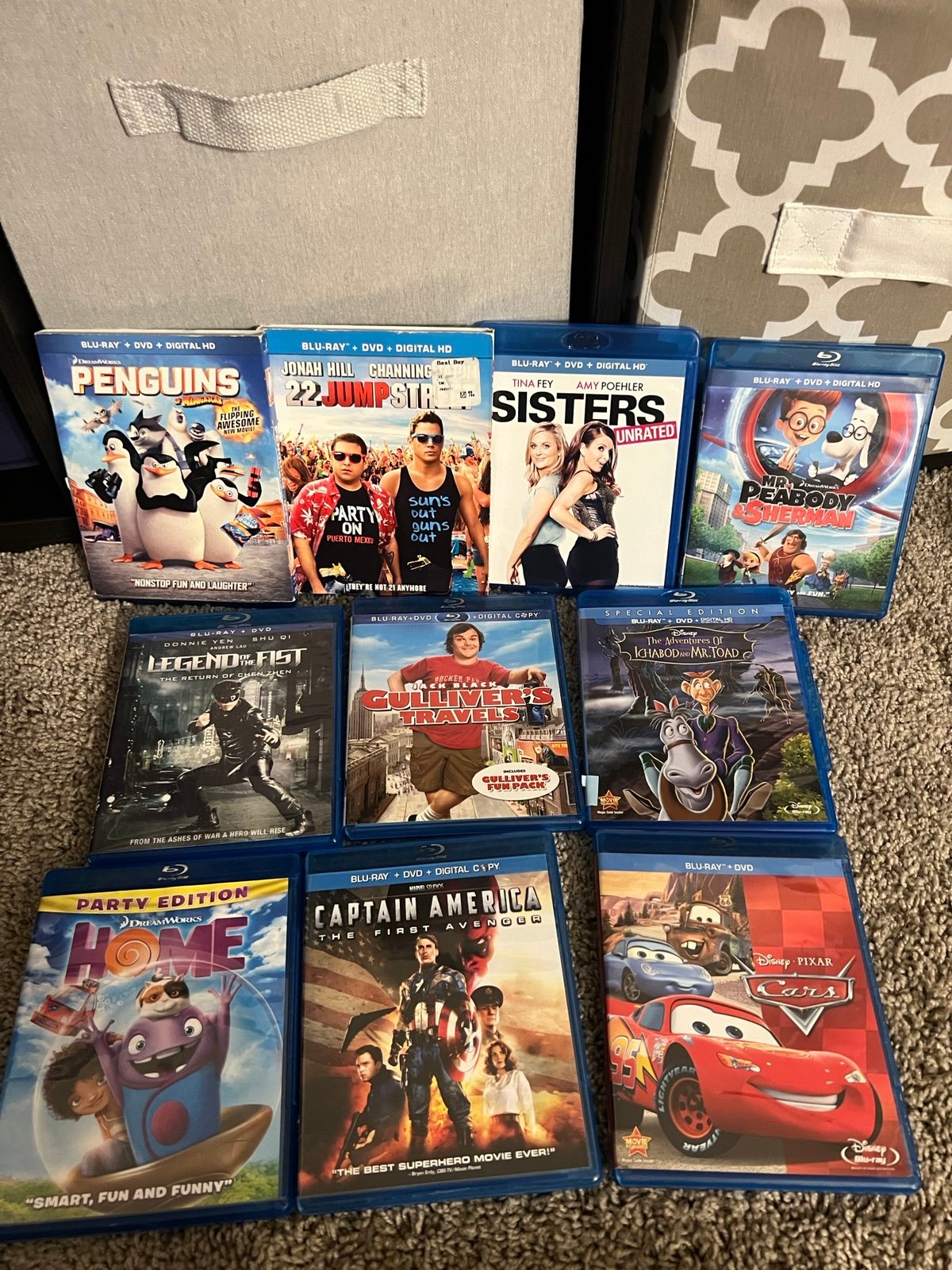 10 Blu-ray movie lot