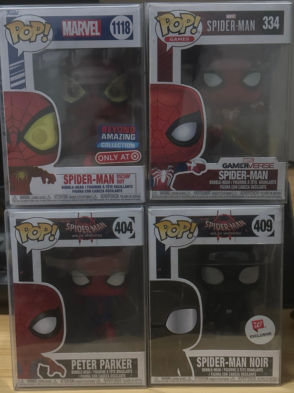 Funko Pop Spider Lot