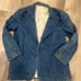 Vintage Levis Jacket Mens Blue Denim Blazer Sport Coat Panatela Disco 70s L