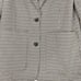 Zara Houndstooth Plaid Single Breasted Long Blazer Size XS Oversized Two Button