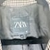 Zara Houndstooth Plaid Single Breasted Long Blazer Size XS Oversized Two Button