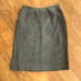 ★ KENZO Jungle Brown Wool Blend Tight Skirt
