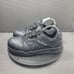 Womens Sz 7.5 Triple Black Reebok Memory Foam Composite Toe Work Shoes
