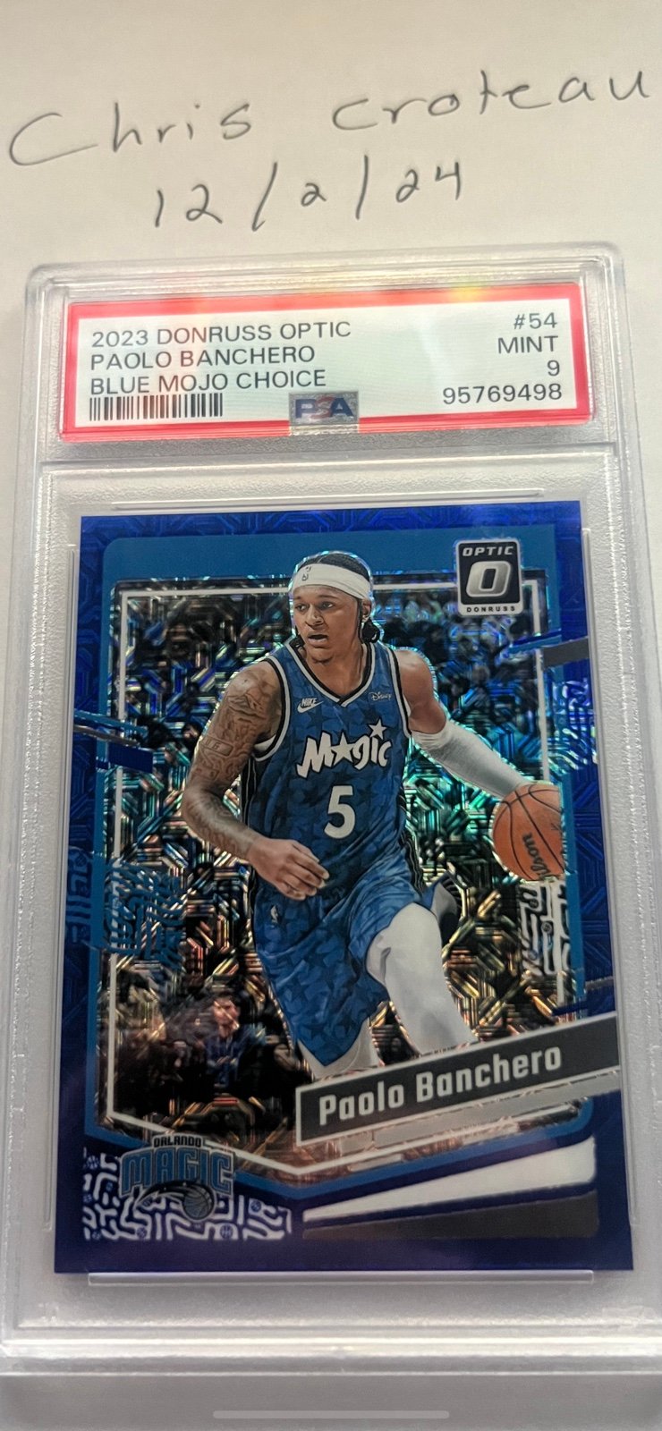 Panini Paolo Banchero blue mojo choice