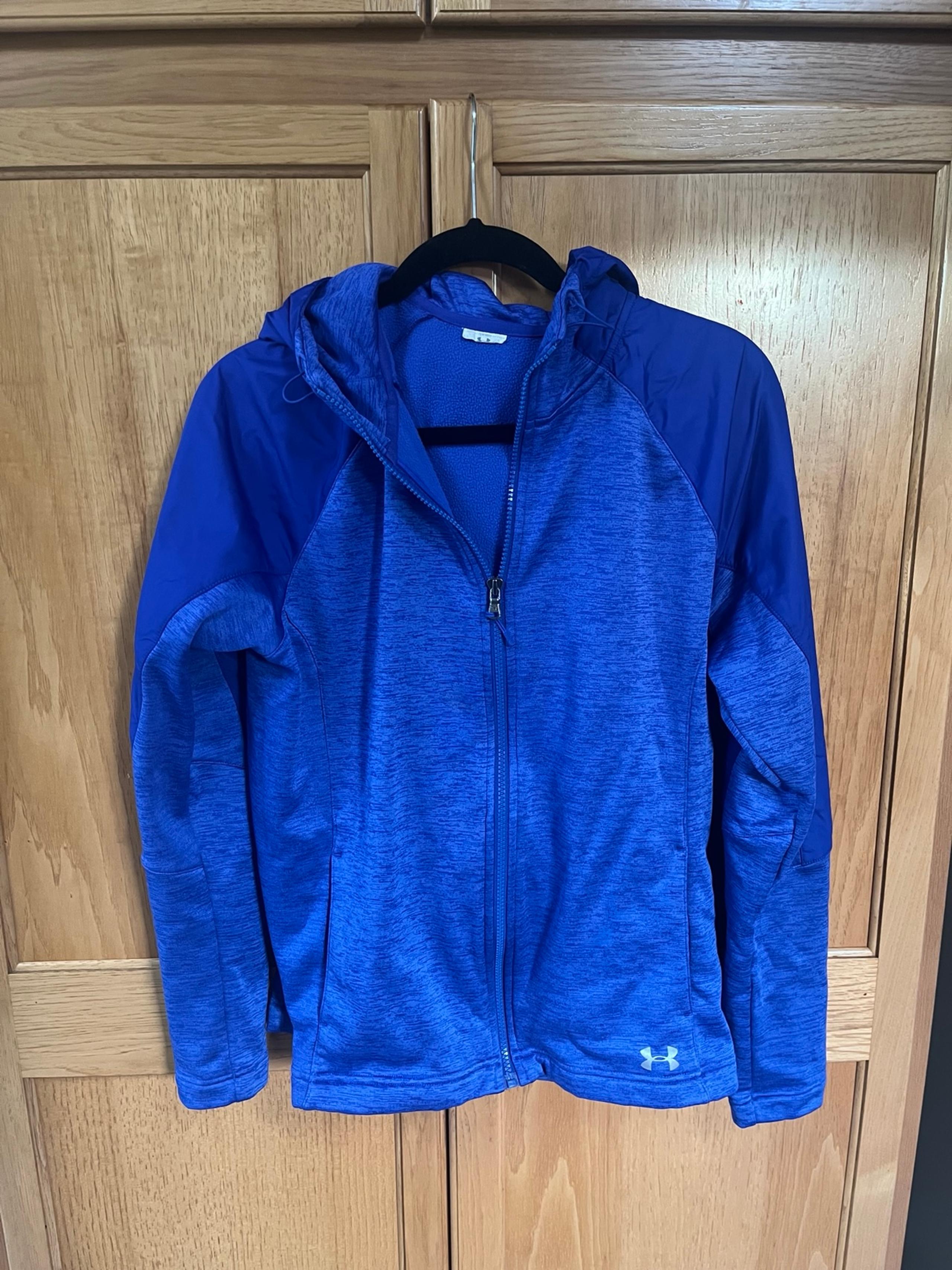 Hooded jacket royal blue