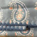 John ROBSHAW paisley shower curtain blues BNWT LOVELY