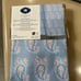 John ROBSHAW paisley shower curtain blues BNWT LOVELY