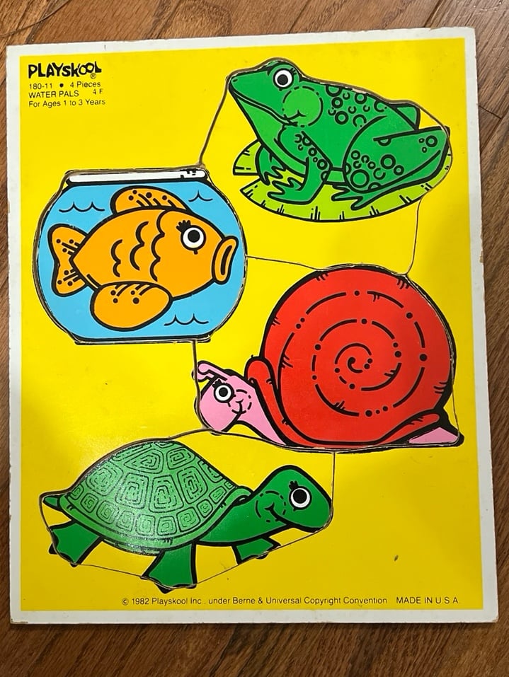 Playskool Yellow Jigsaw Puzzles | Mercari