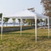 3 x 3m Waterproof Tent with Spiral Tubes White for Wedding, Party, Parking Shed