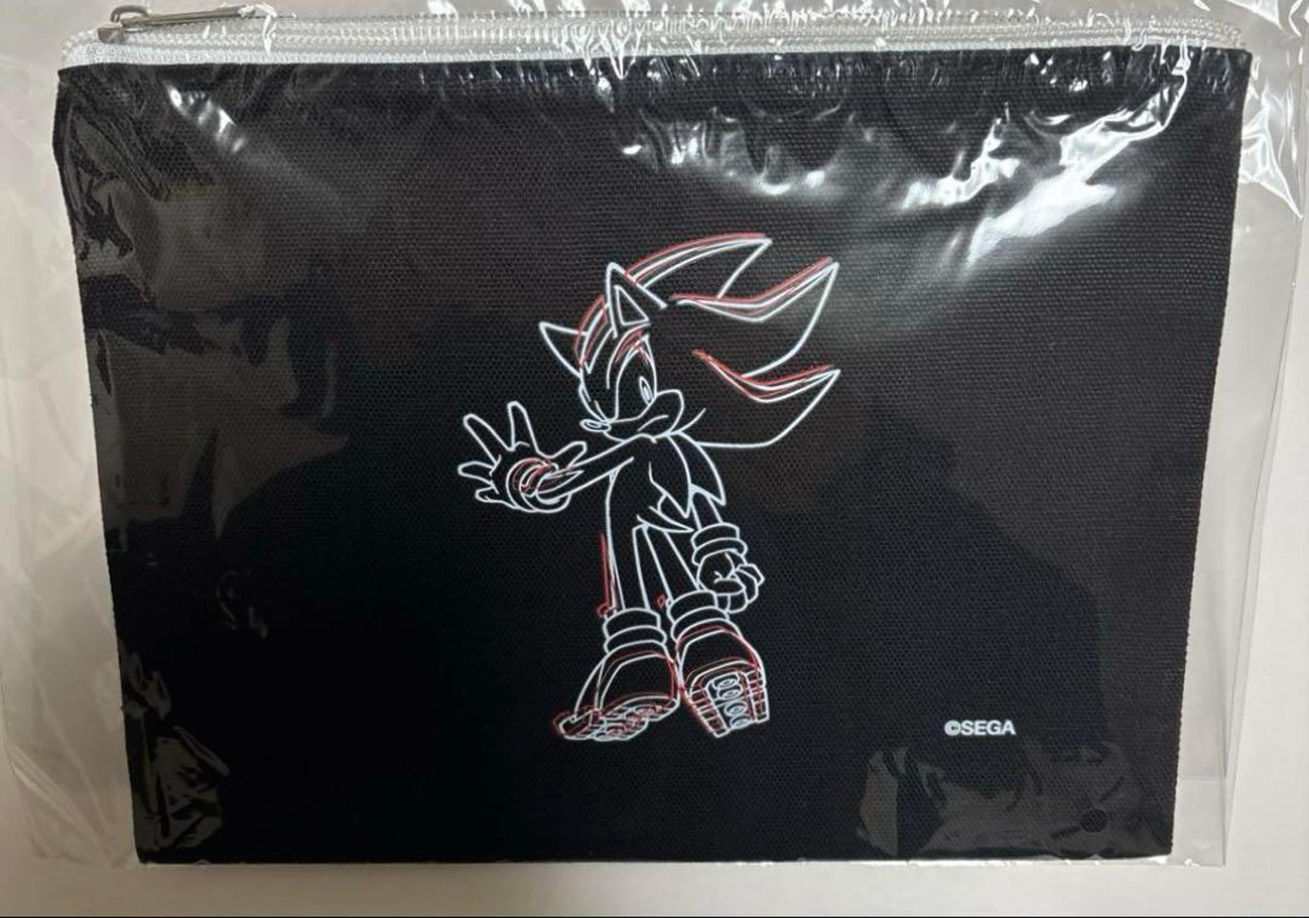 SEGA Flat Pouch Black 230mm x 170mm