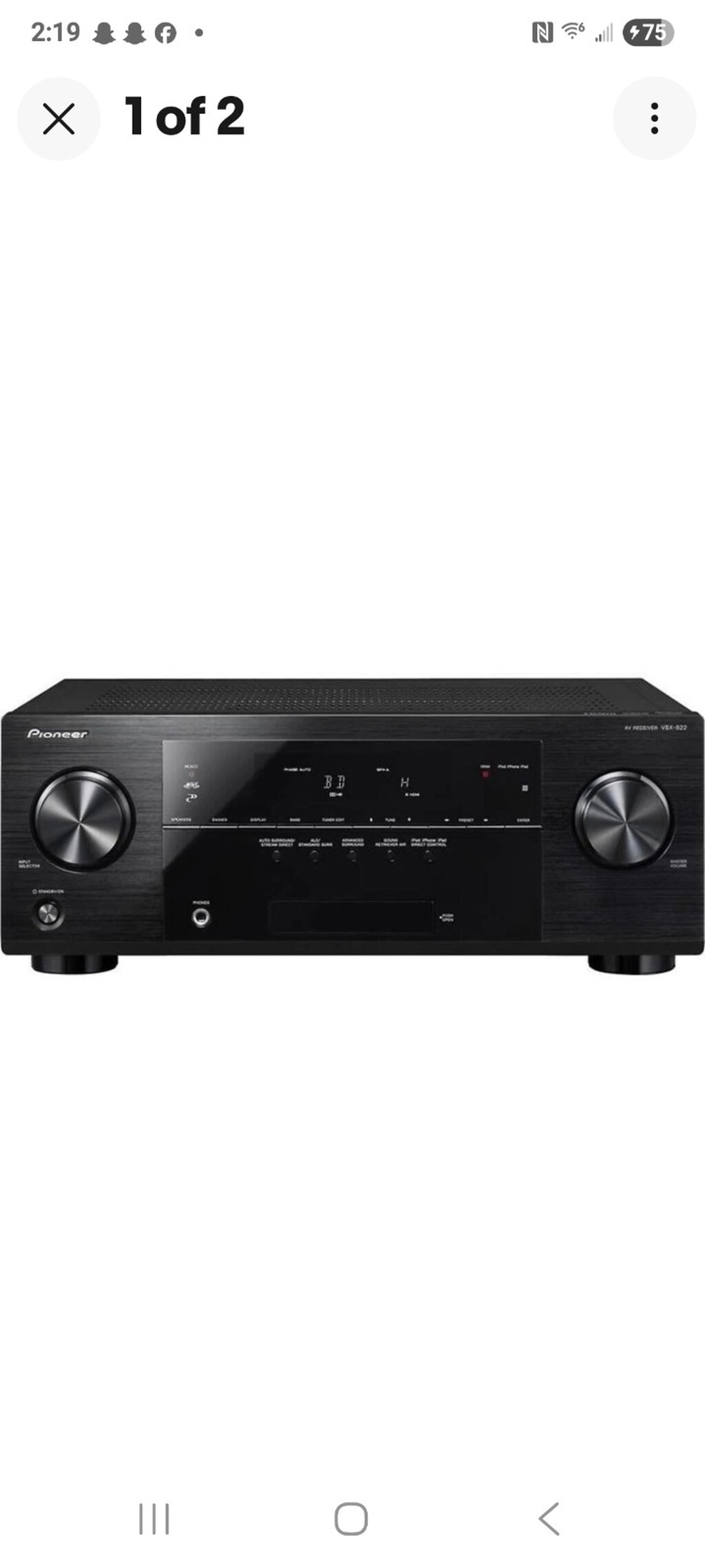 Pioneer AV receiver VSX-1123