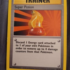 Trainer super potion Pokemon card 90/102