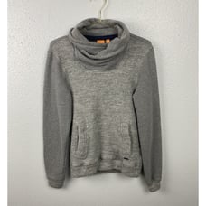 Oscar De La Renta Womens Size Medium Turtleneck Gray Wool Pullover Sweater