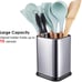 Stainless Steel Kitchen Utensil Holder for Countertop, Spoon Spatula Organizer