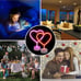 2 Pack Heart Neon Signs, LED Pink Heart Neon Sign Battery Operated