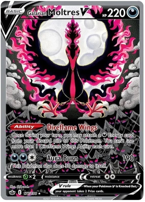 Galarian Moltres V Alt Art