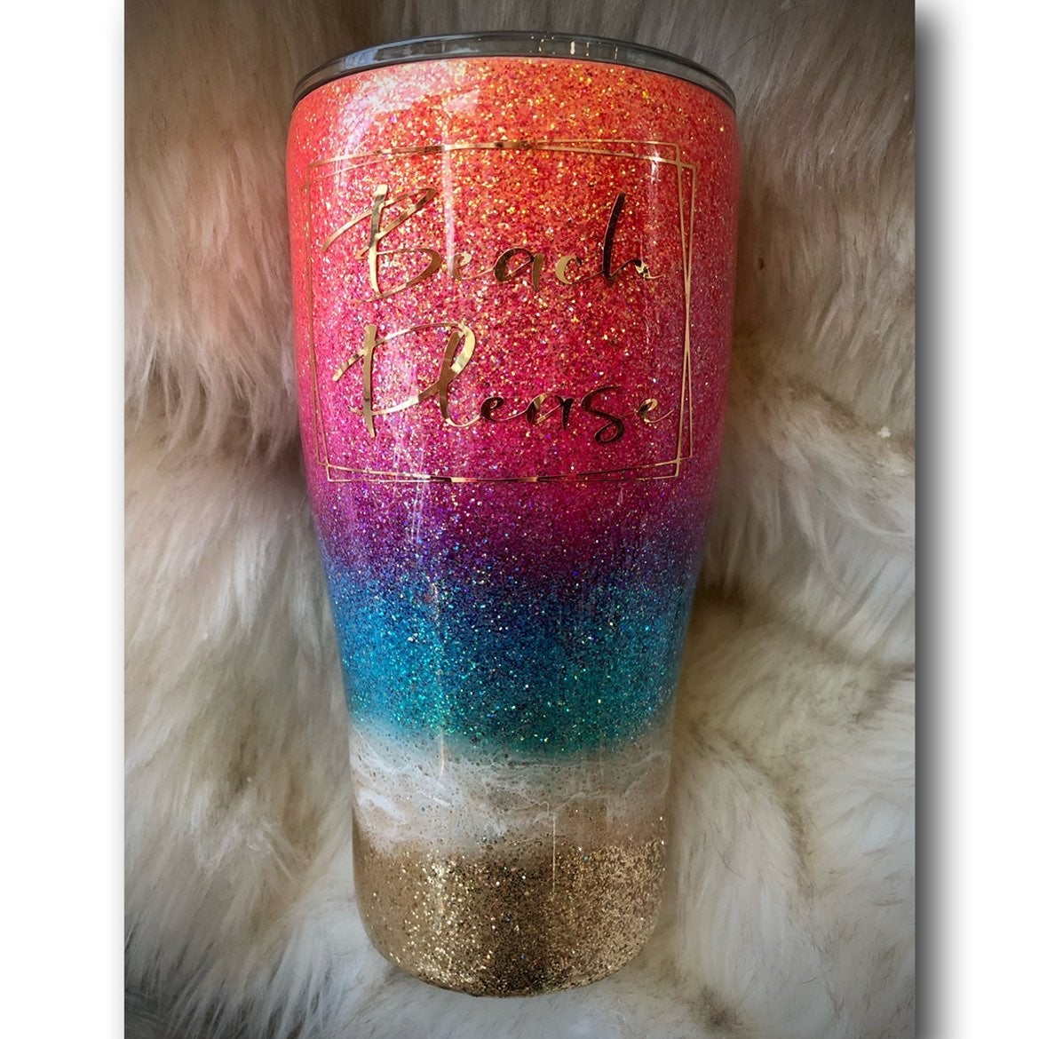 New 30oz Glitter Tumbler