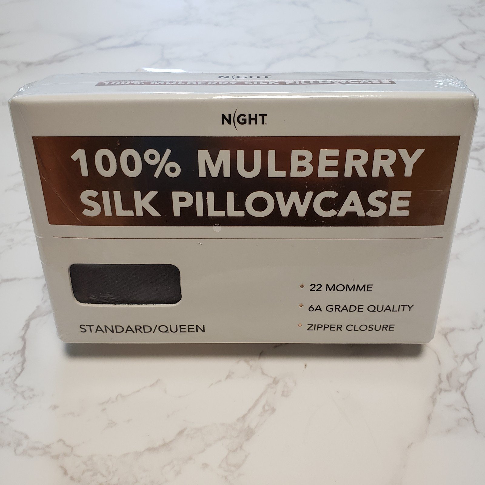 Mulberry silk pillowcase.